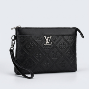 Luxury Embossed Wristlet Clutch Bag
