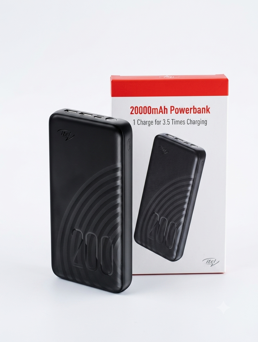 itel 20000mAh powerbank