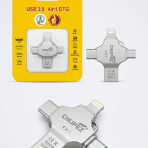 Chupez 64GB 4-in-1 OTG USB 3.0 Flash Drive